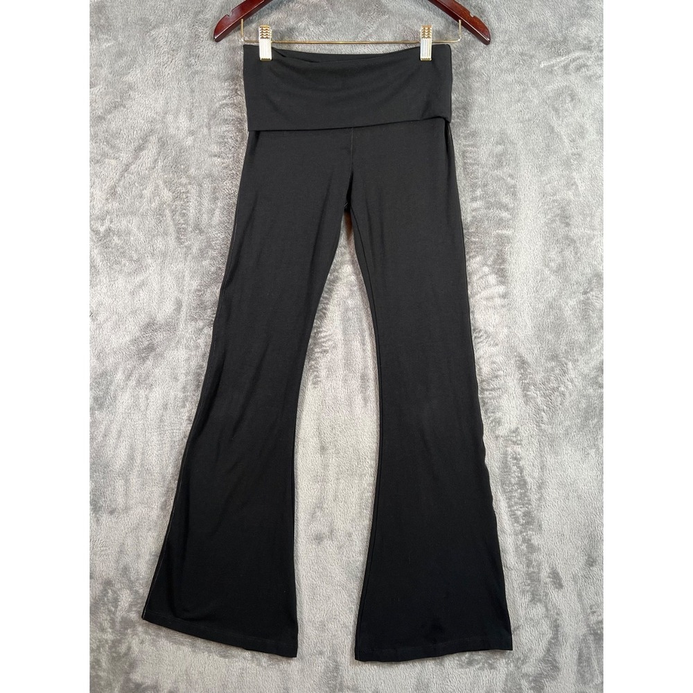 Y2K Victorias Secret PINK  Vintage Foldover Yoga Pants Flare Size XS Bling - Picture 2 of 10
